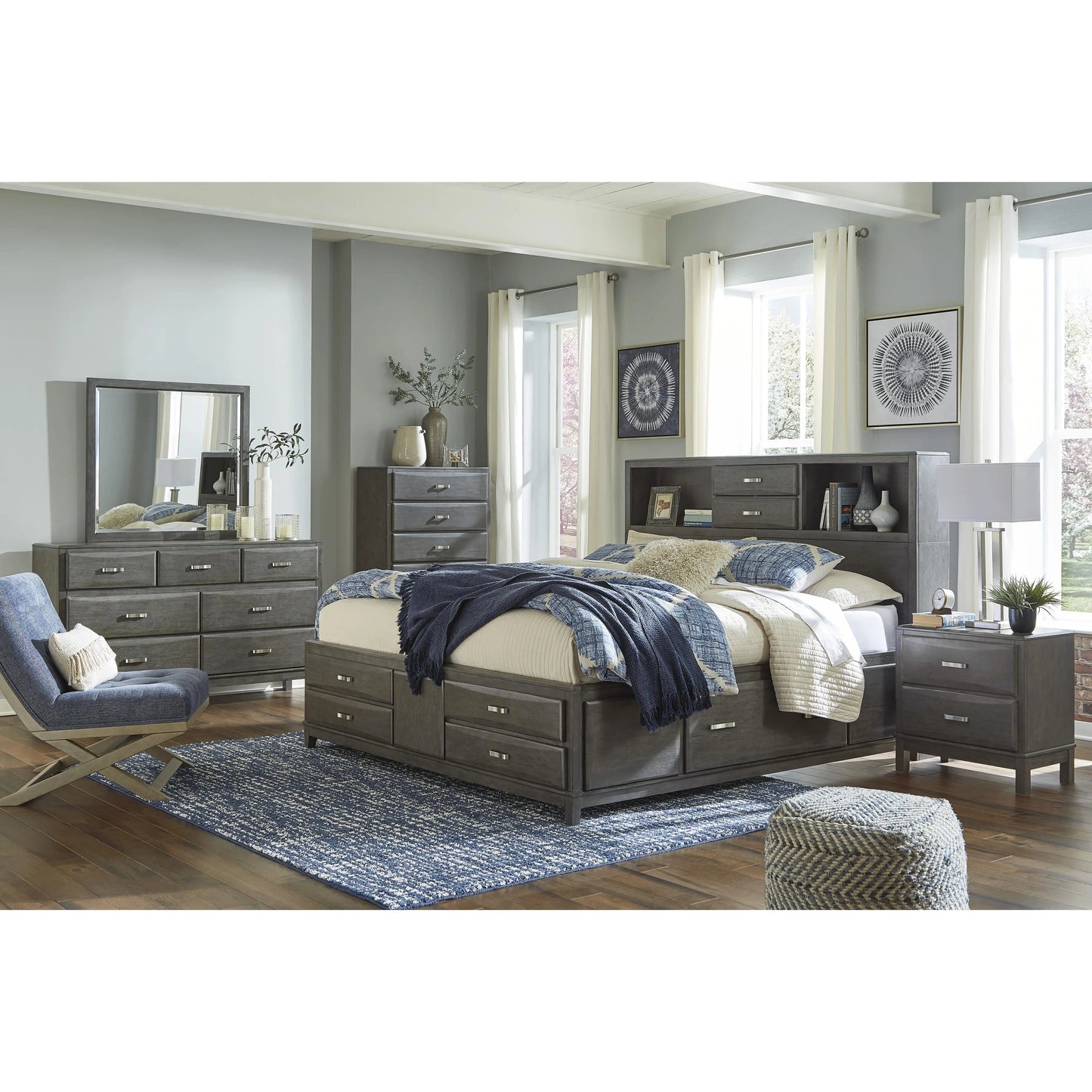 Signature Design by Ashley Caitbrook 7-Drawer Dresser with Mirror B476-31/B476-36