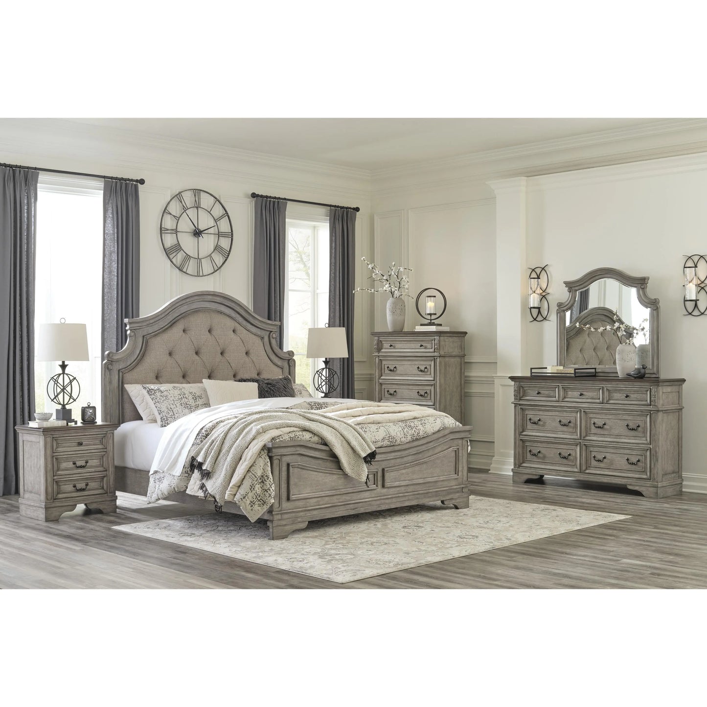 Signature Design by Ashley Lodenbay 7-Drawer Dresser with Mirror B751-31/B751-36