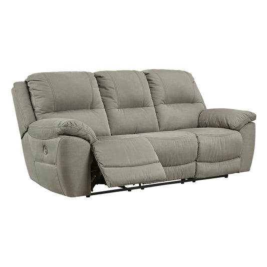 Signature Design by Ashley Next-Gen Gaucho Power Reclining Leather Look Sofa 5420387