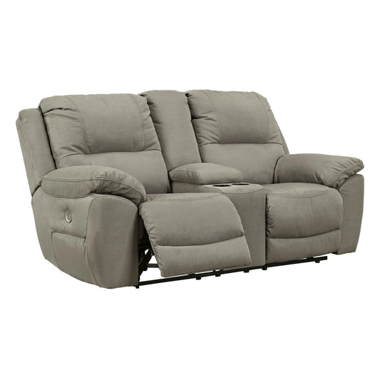 Signature Design by Ashley Next-Gen Gaucho Power Reclining Leather Look Loveseat 5420396