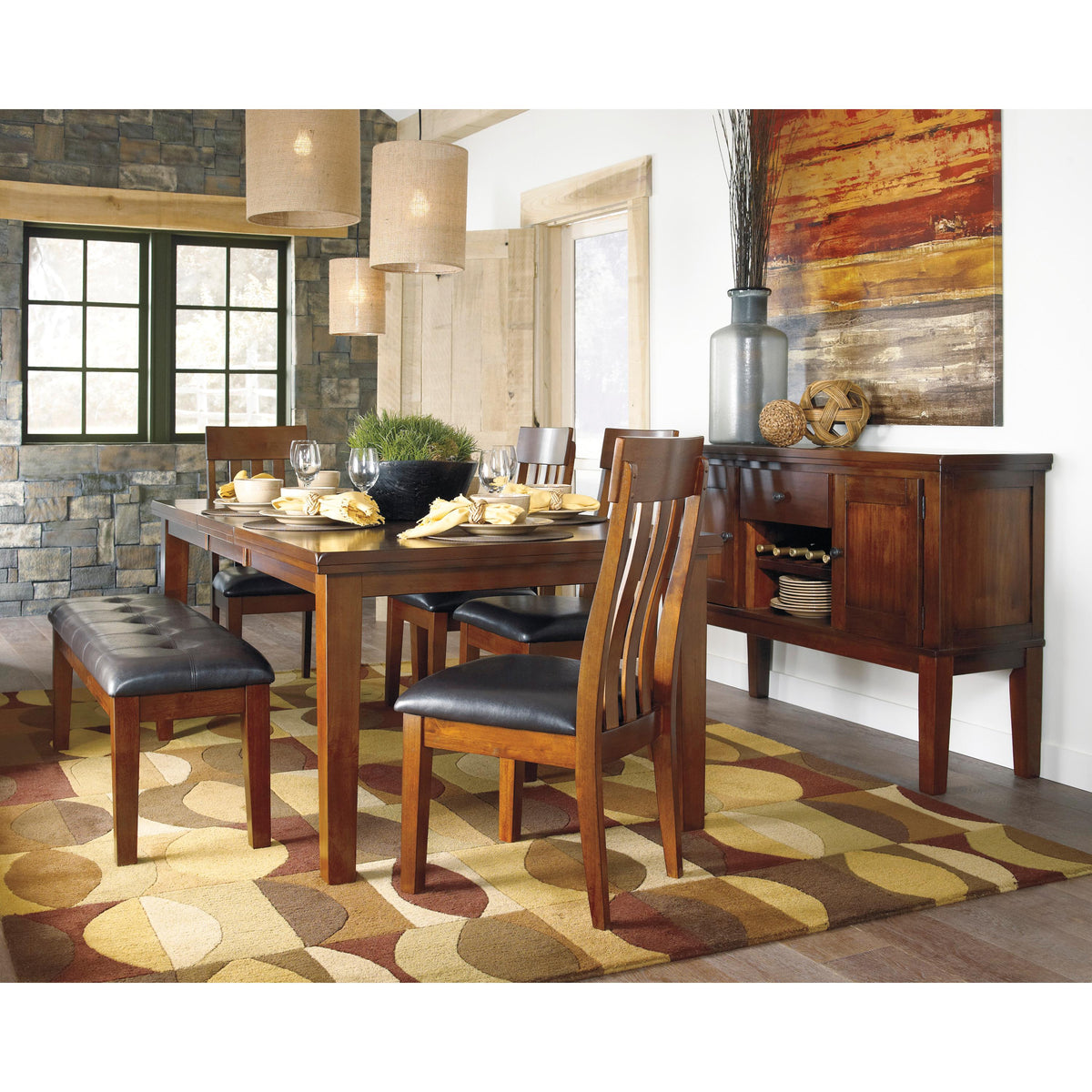  Signature Design by Ashley Ralene Dining Table D594-35 IMAGE 4