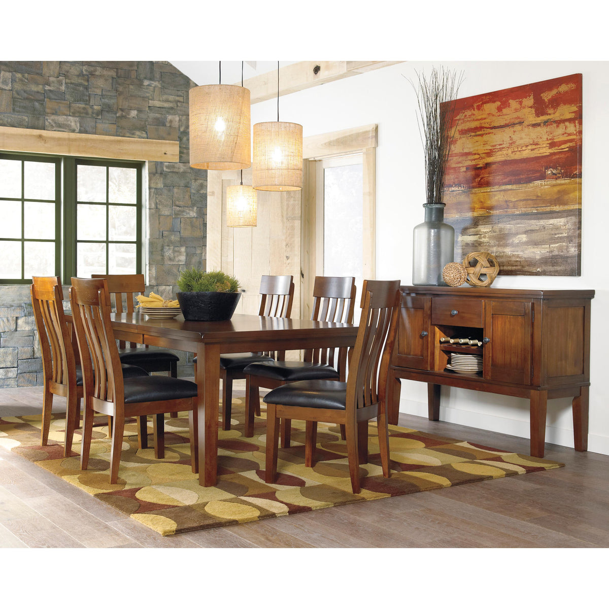  Signature Design by Ashley Ralene Dining Table D594-35 IMAGE 6