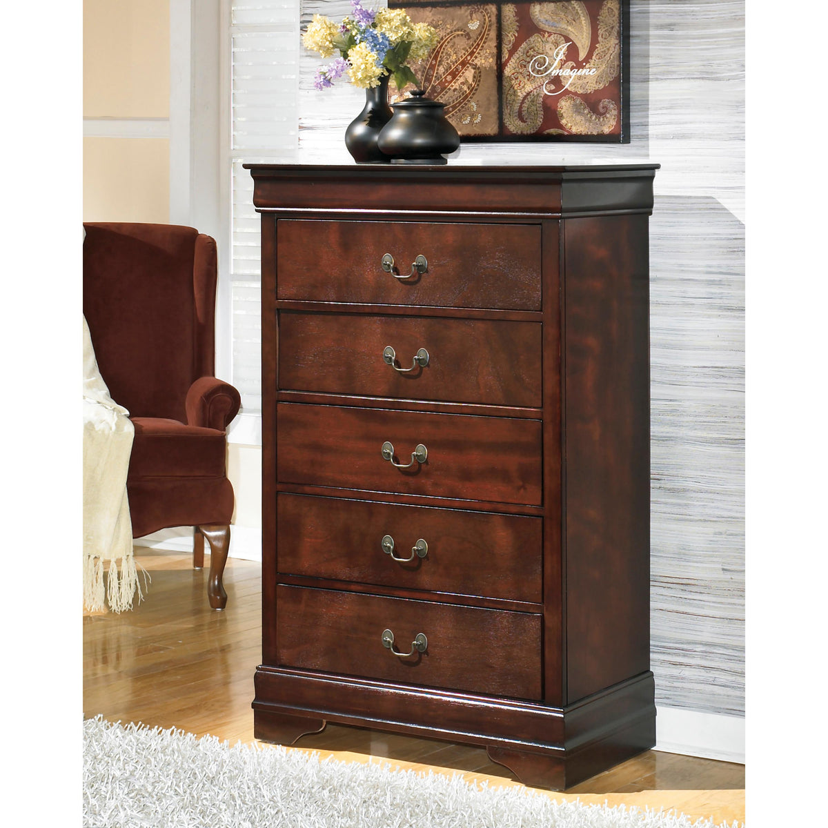  Signature Design by Ashley Alisdair 5-Drawer Chest B376-46 IMAGE 1