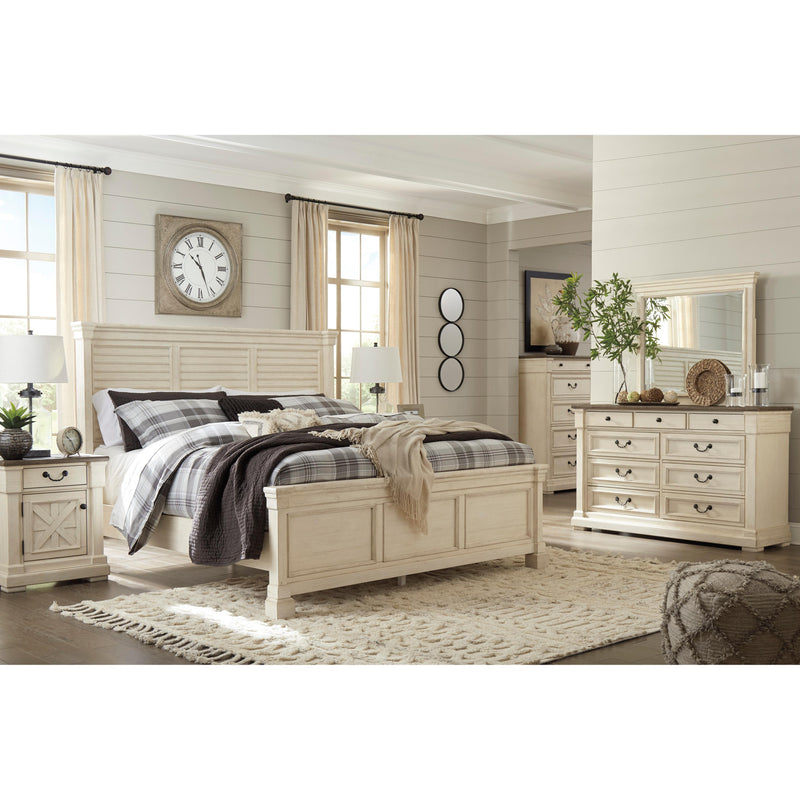 Signature Design by Ashley Bolanburg B647 8 pc Queen Louvered Bedroom Set IMAGE 1