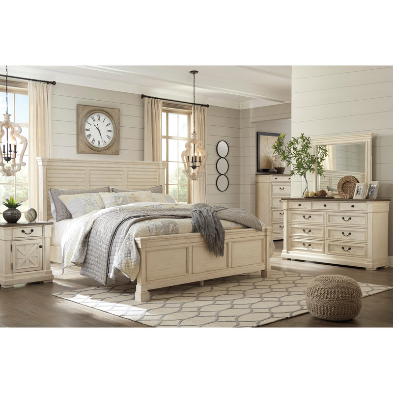 Signature Design by Ashley Bolanburg B647 6 pc Queen Louvered Bedroom Set IMAGE 2