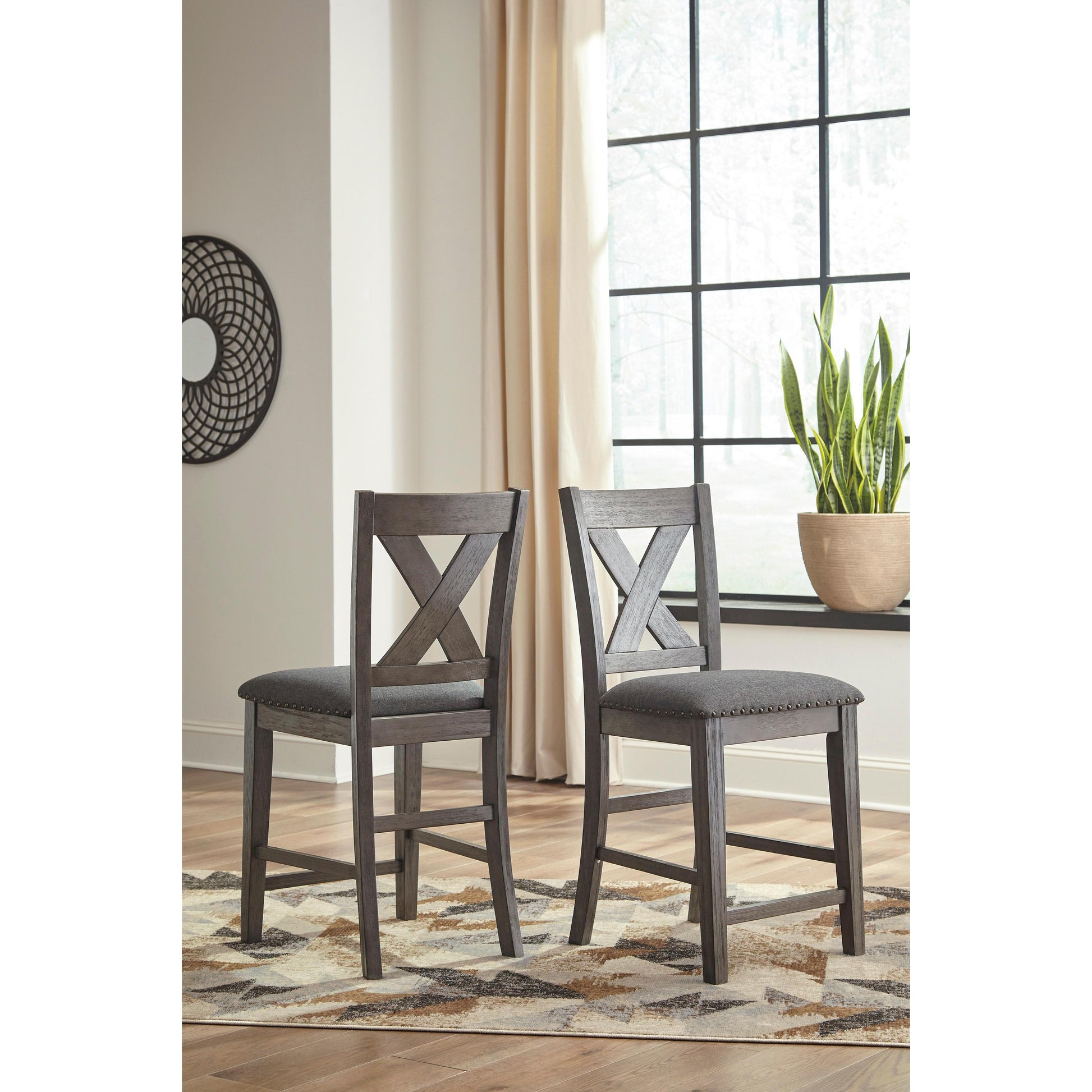 Signature Design by Ashley Caitbrook D388D2 5 pc Counter Height Dining Set IMAGE 3