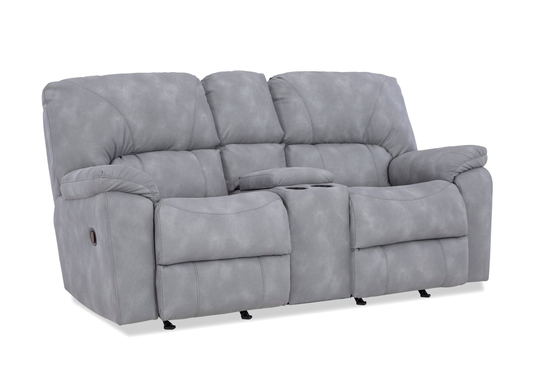 204 - 23 - 21 Rocking Loveseat - Pewter - American Furniture of Slidell