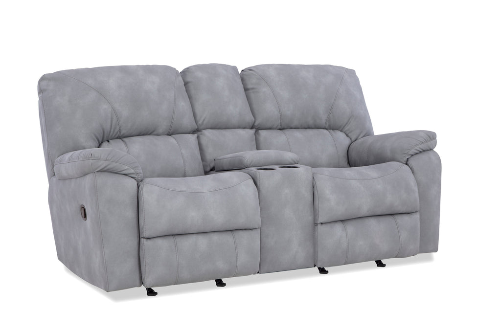 204-23-21 Rocking Loveseat - Pewter