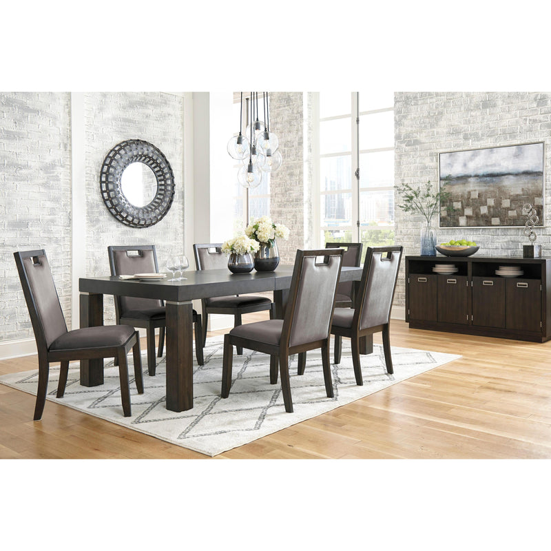 Signature Design by Ashley Hyndell D731D2 7 pc Dining Set IMAGE 1