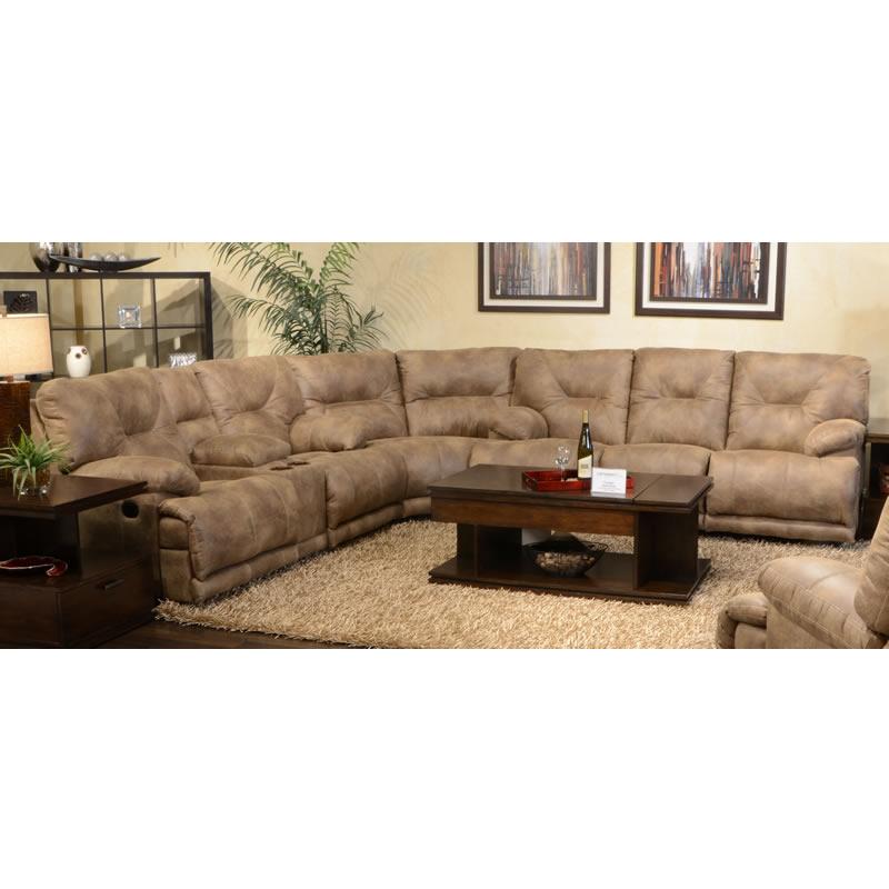  Catnapper Voyager Reclining Fabric and Leather Look 3 pc Sectional 4389 1228-49/1328-49|4388 1228-49/1328-49|43845 1228-49/1328-49 IMAGE 1