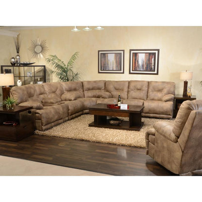  Catnapper Voyager Reclining Fabric and Leather Look 3 pc Sectional 4389 1228-49/1328-49|4388 1228-49/1328-49|43845 1228-49/1328-49 IMAGE 2