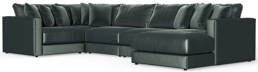 Catnapper - Remington 5 piece Sectional in Pine (2245 31/36/76/31/59)