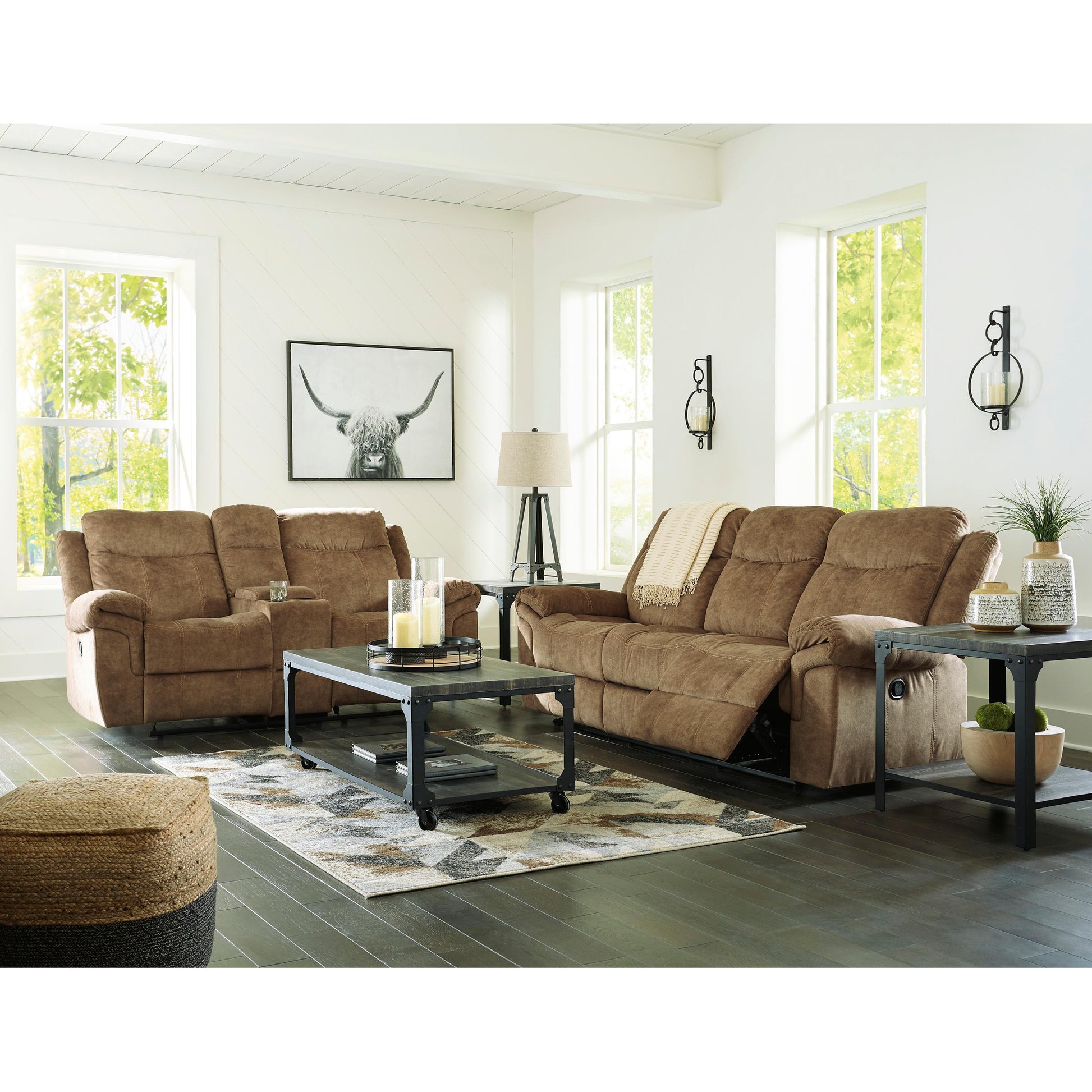 Signature Design by Ashley Huddle-Up 82304U1 2 pc Reclining Living Room Set IMAGE 1