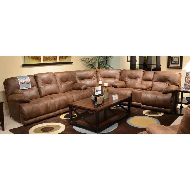  Catnapper Voyager Reclining Fabric and Leather Look 3 pc Sectional 43845 1228-29/3028-29|4388 1228-29/3028-29|4389 1228-29/3028-29 IMAGE 1