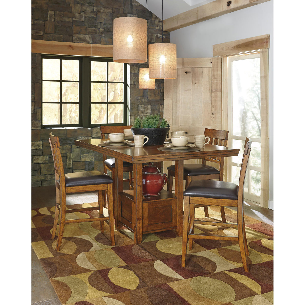  Signature Design by Ashley Ralene Counter Height Stool D594-124 IMAGE 3