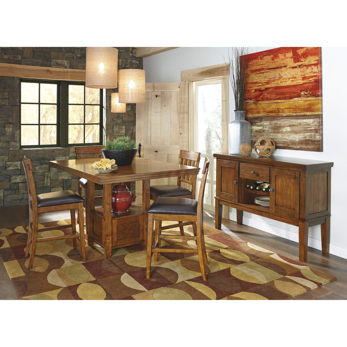  Signature Design by Ashley Ralene Counter Height Stool D594-124 IMAGE 5