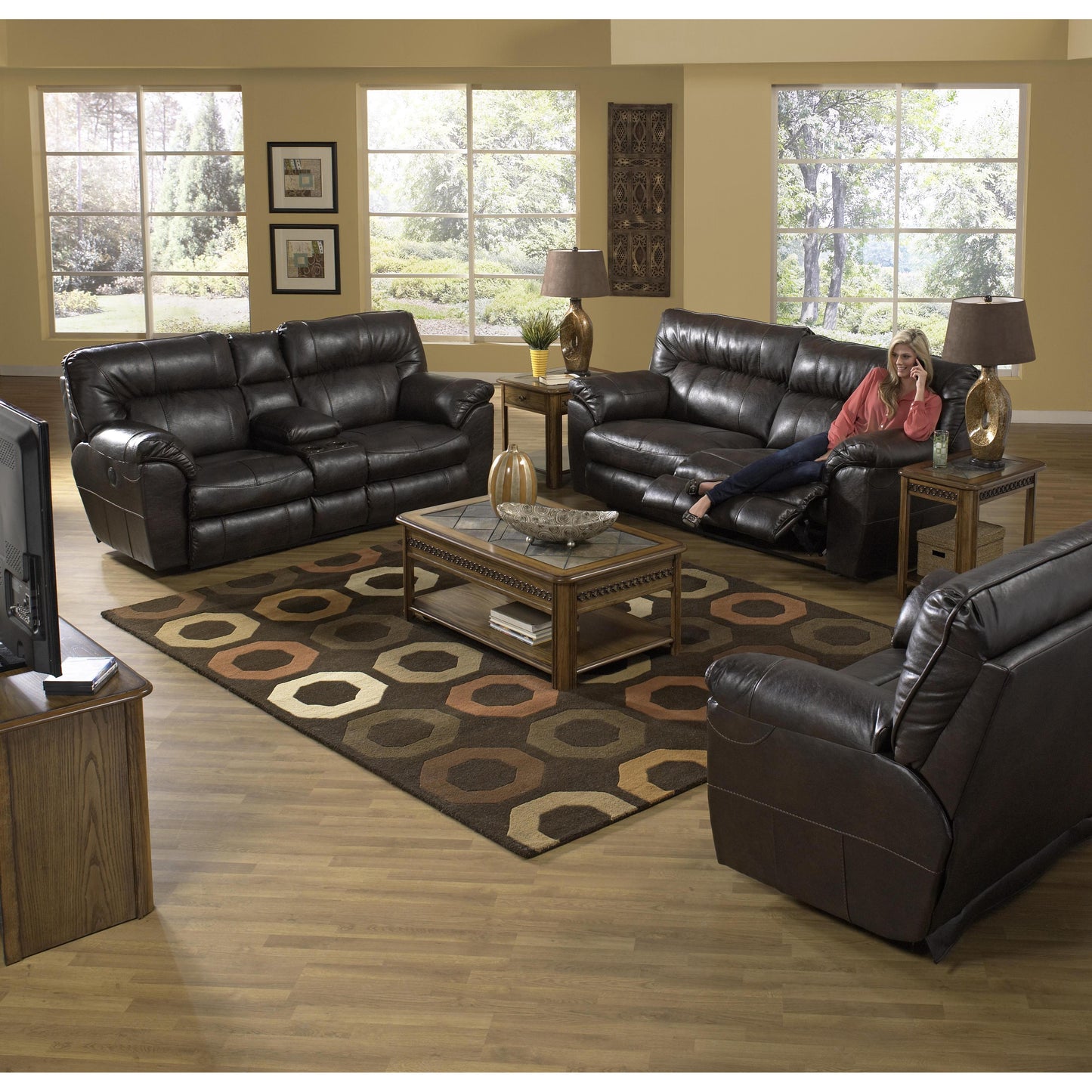  Catnapper Nolan 404 2 pc Reclining Living Room Set IMAGE 1