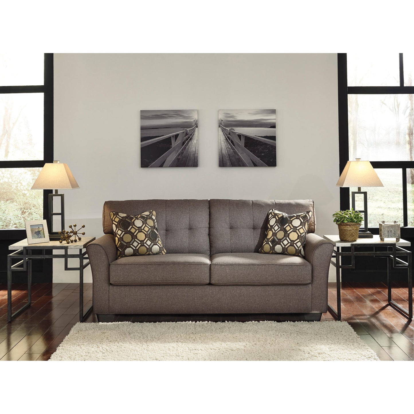 Signature Design by Ashley Tibbee 99101U1 2 pc Living Room Set IMAGE 3