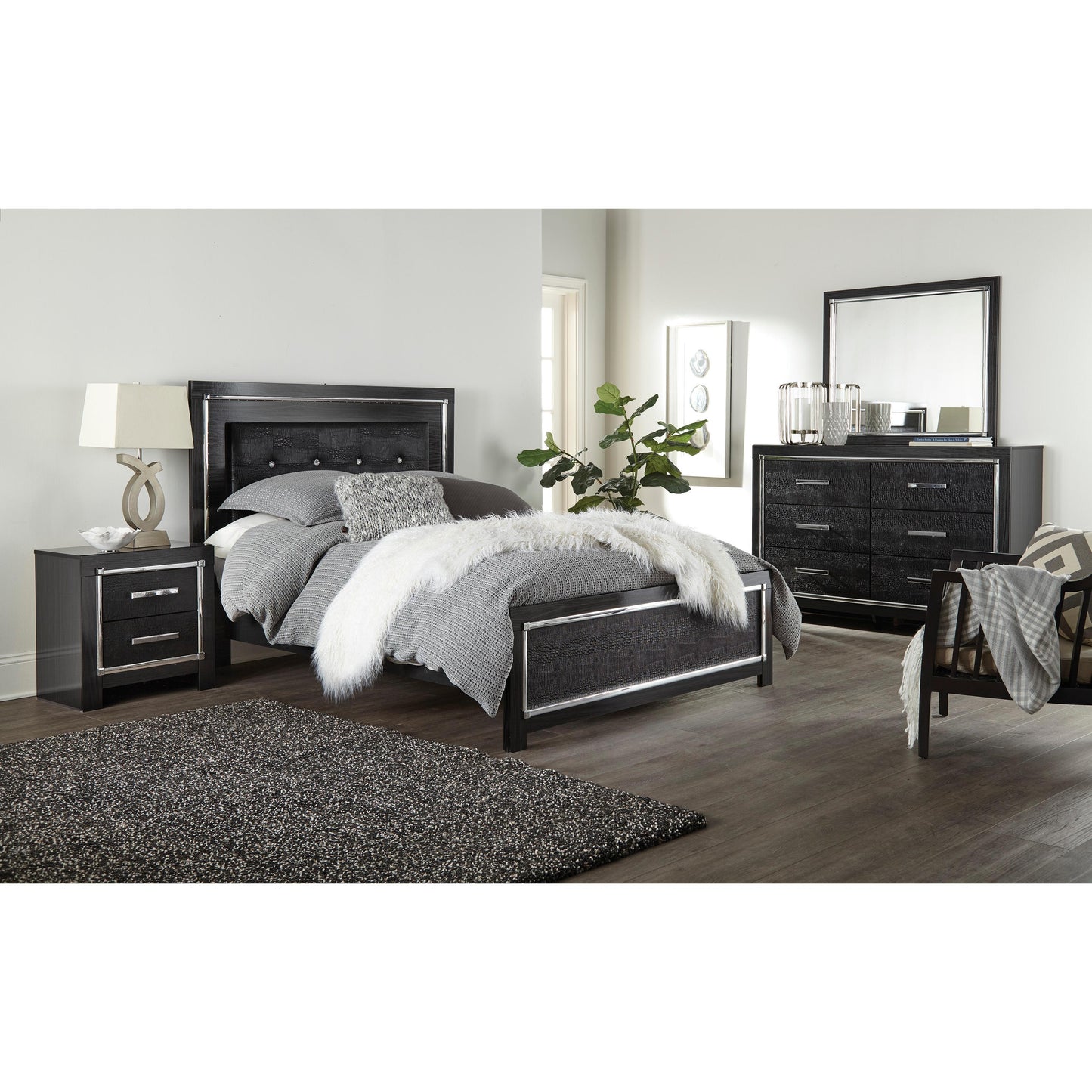 Signature Design by Ashley Kaydell B1420B34 6 pc Queen Panel Bedroom Set IMAGE 1