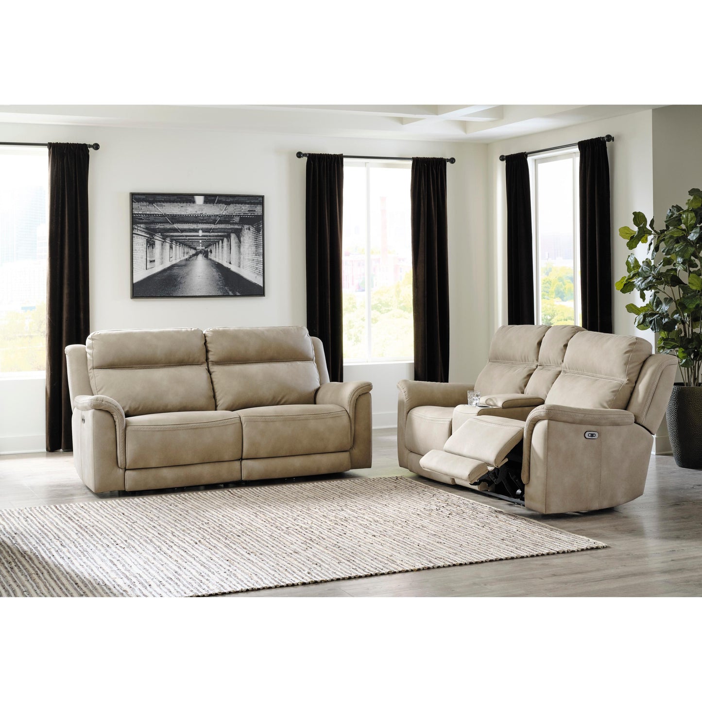 Signature Design by Ashley Next-Gen Durapella 59302 2 pc Power Reclining Living Room Set IMAGE 2