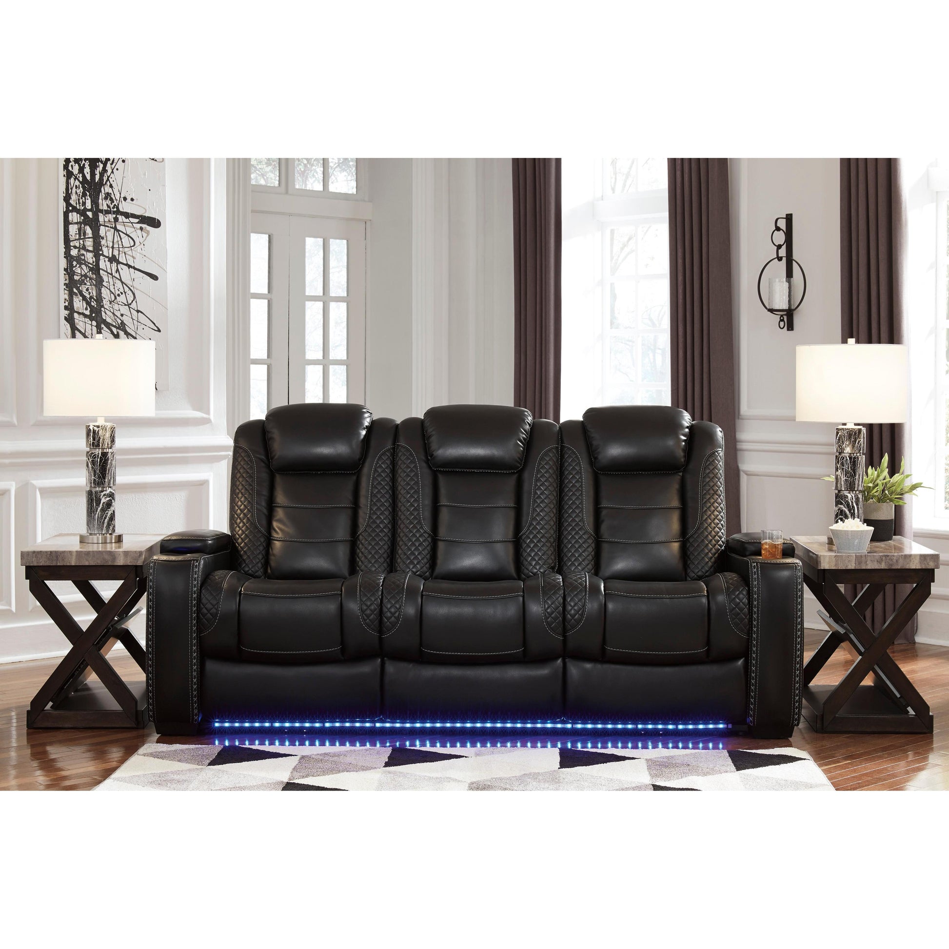 Signature Design by Ashley Party Time 37003 3 pc Power Reclining Living Room Set IMAGE 3