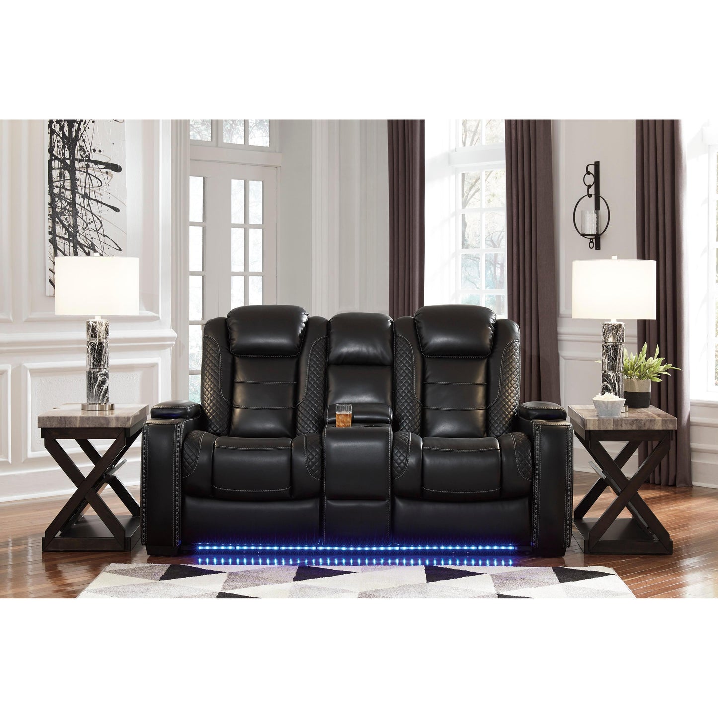 Signature Design by Ashley Party Time 37003 3 pc Power Reclining Living Room Set IMAGE 4