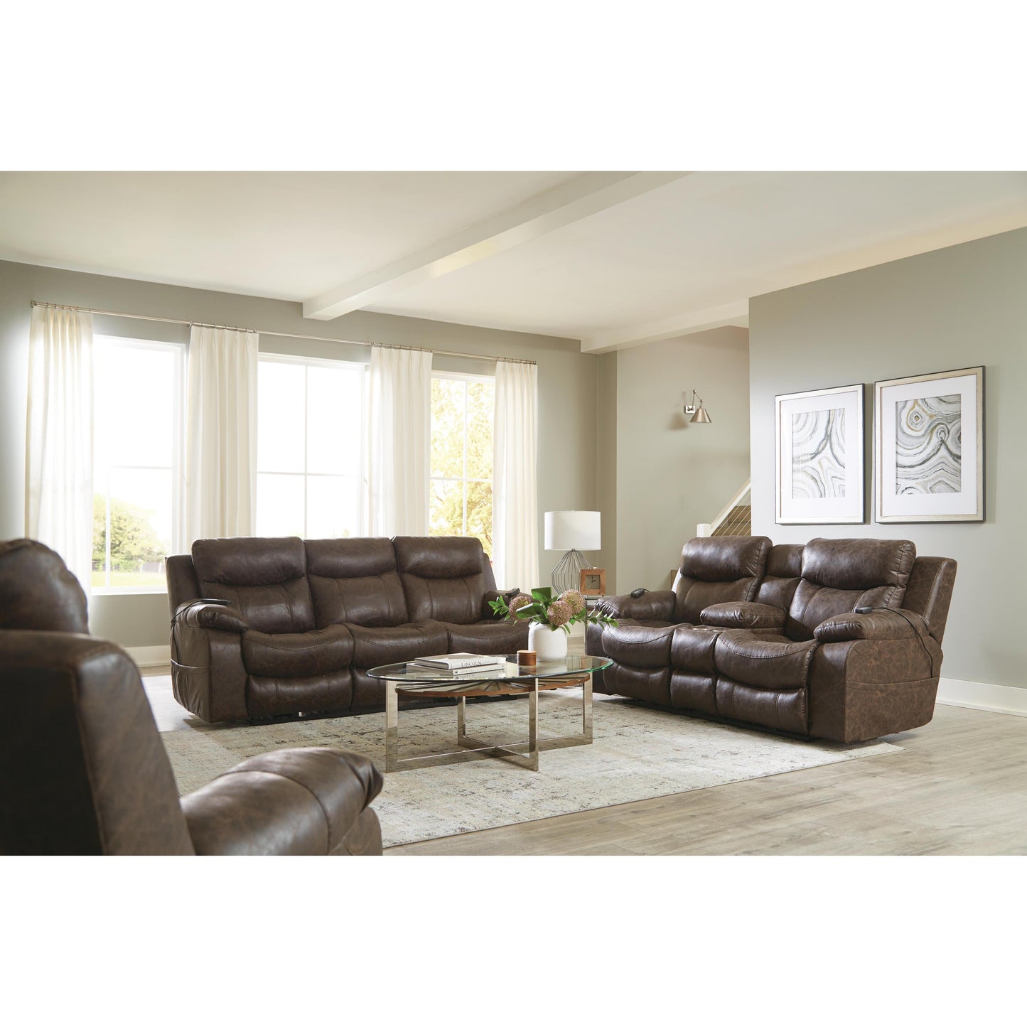  Catnapper Palmer 395 2 pc Power Reclining Living Room Set IMAGE 1