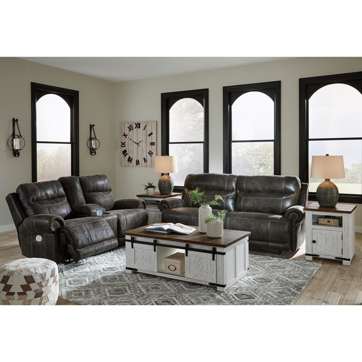 Signature Design by Ashley Grearview 65005U1 2 pc Power Reclining Living Room Set IMAGE 1