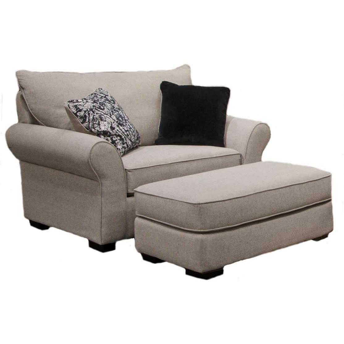  Jackson Furniture Maddox 4152 3 pc Living Room Set - Fossil IMAGE 3
