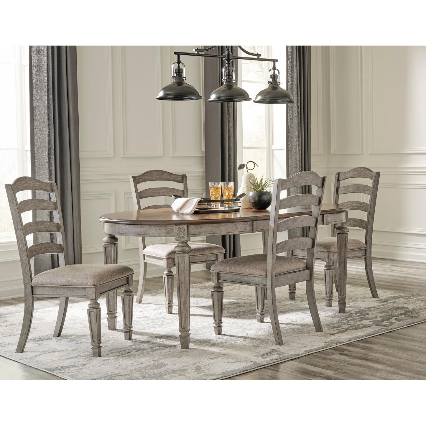 Signature Design by Ashley Lodenbay D751D1 5 pc Dining Set IMAGE 1
