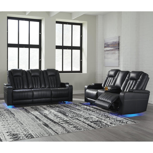 Signature Design by Ashley Center Point 24004U1 2 pc Reclining Living Room Set IMAGE 1