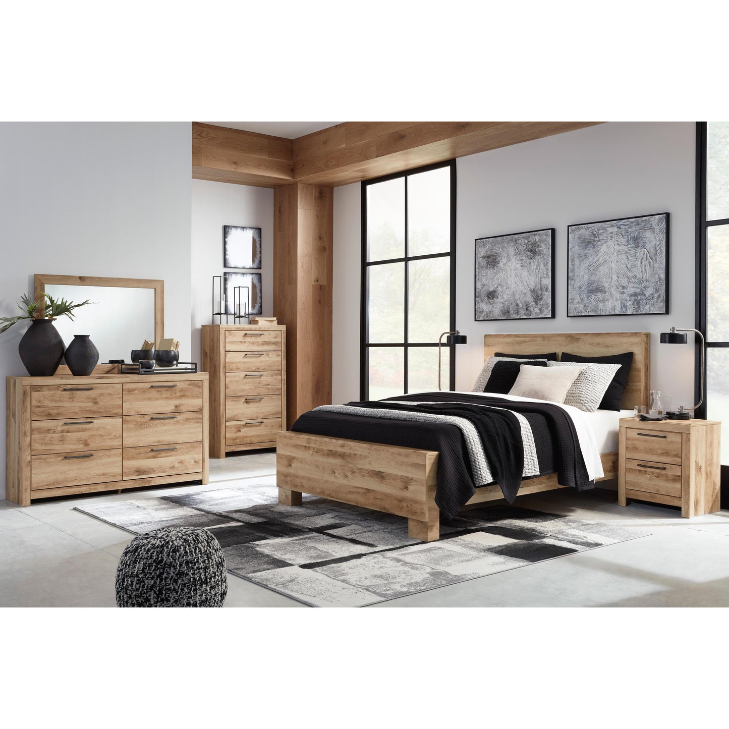 Signature Design by Ashley Hyanna B1050B14 7 pc Queen Panel Bedroom Set IMAGE 1