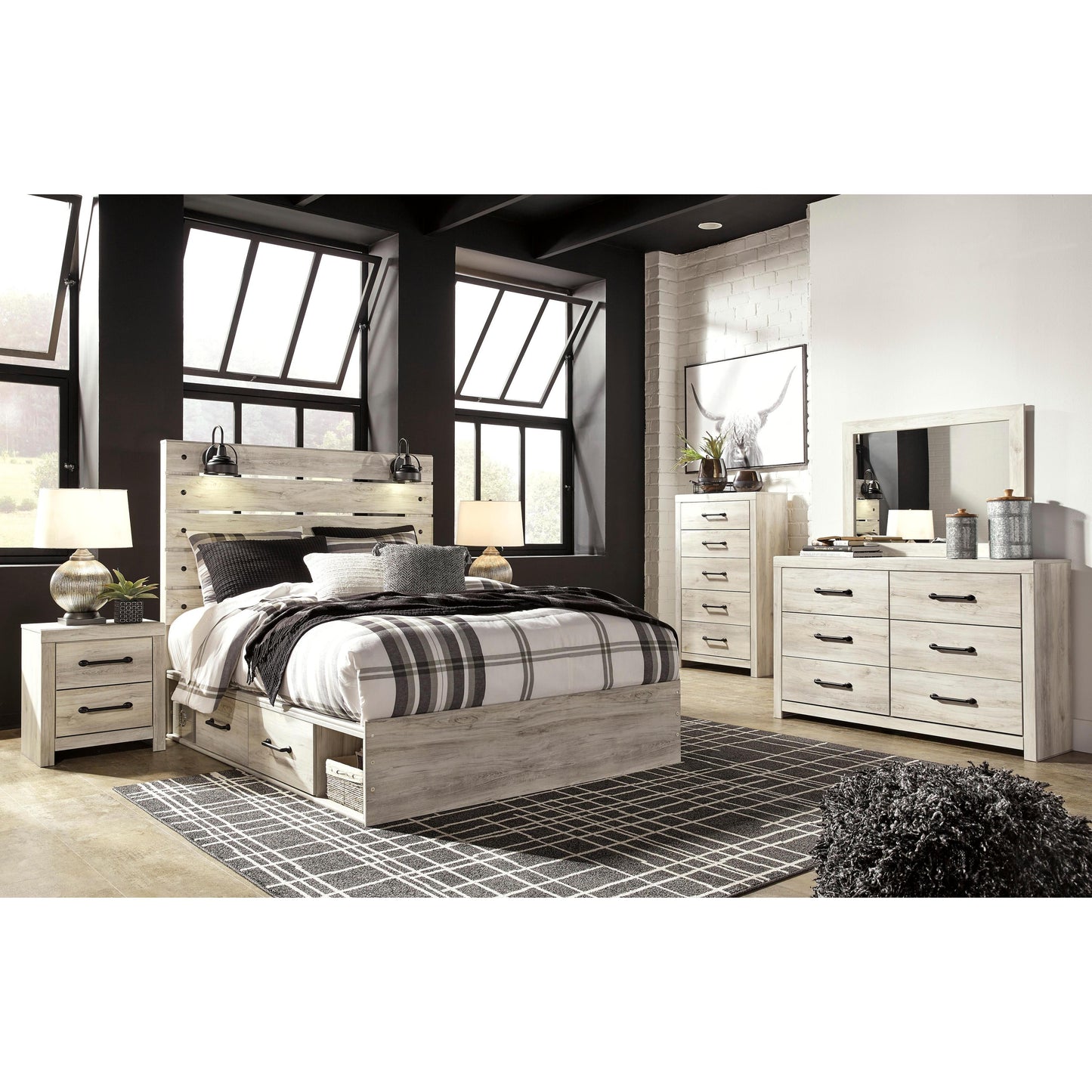 Signature Design by Ashley Cambeck B192B51 6 pc Queen Panel Bedroom Set IMAGE 1