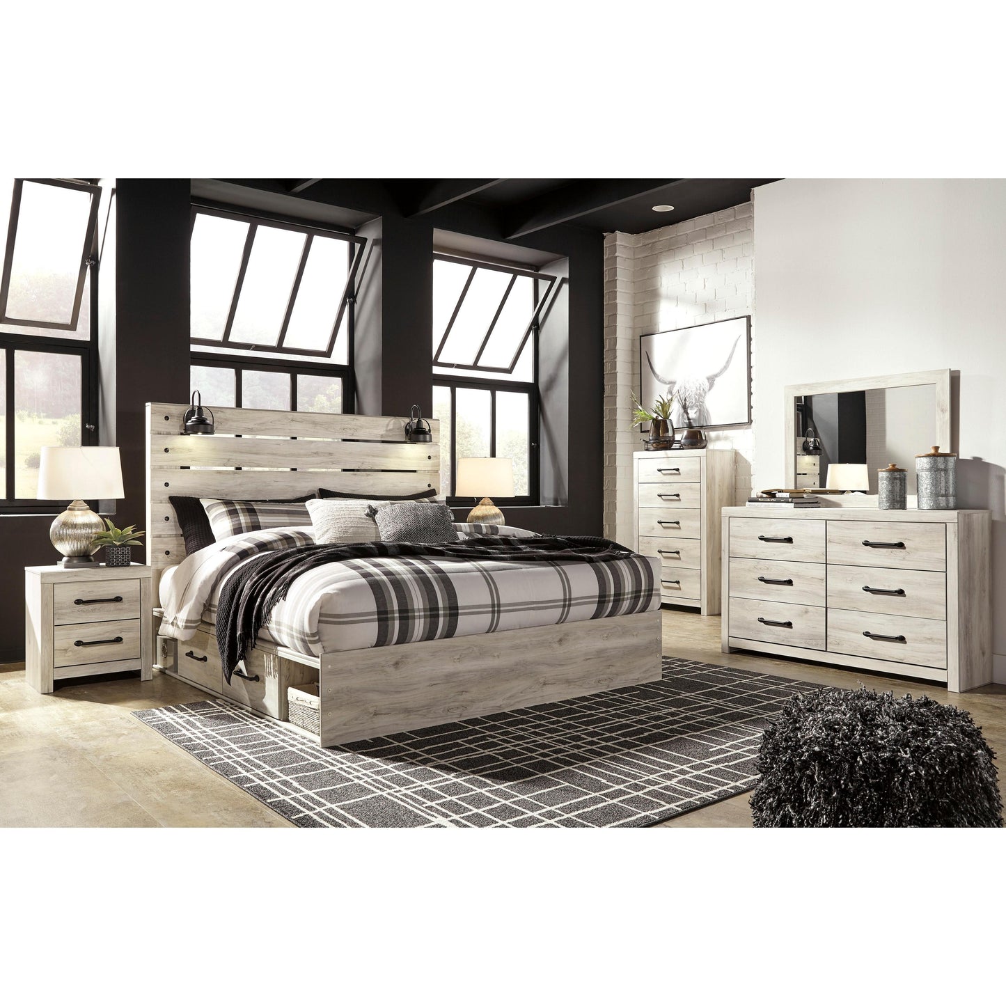 Signature Design by Ashley Cambeck B192B52 6 pc King Panel Bedroom Set IMAGE 1