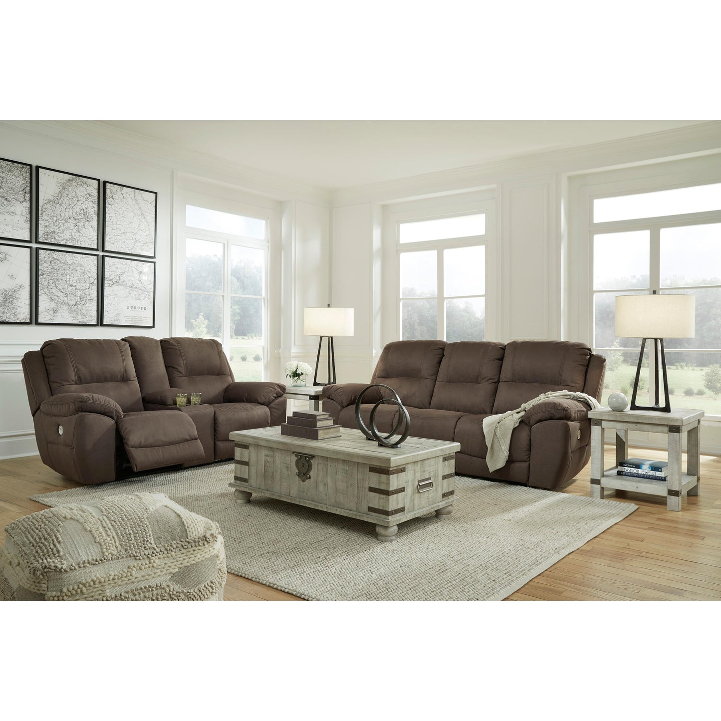 Signature Design by Ashley Next-Gen Gaucho 54204 2 pc Power Reclining Living Room Set IMAGE 1