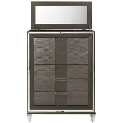  Elements International Twenty Nine TN600 7 pc Queen Platform Bedroom Set IMAGE 4