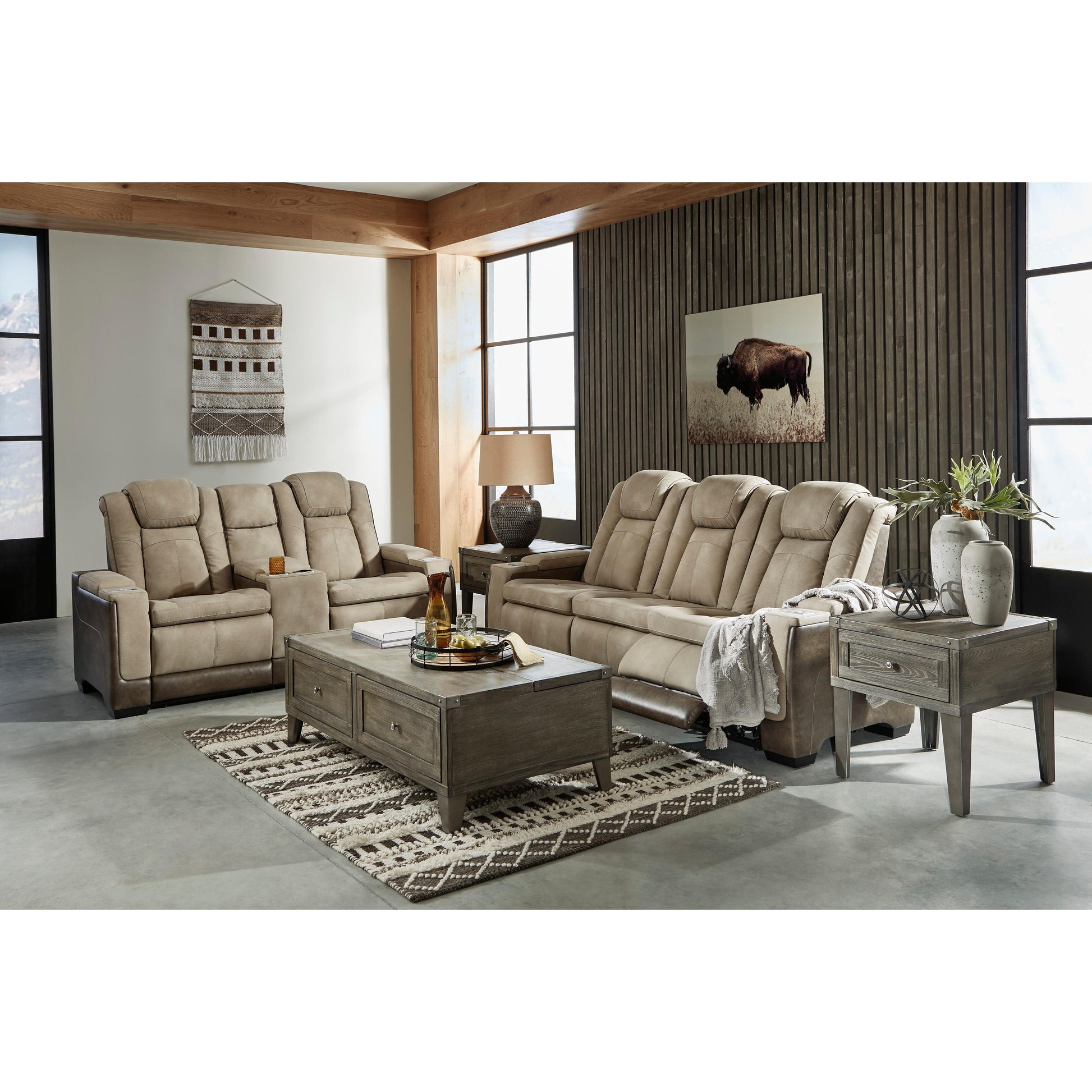 Signature Design by Ashley Next-Gen Durapella 22003 2 pc Power Reclining Living Room Set IMAGE 1
