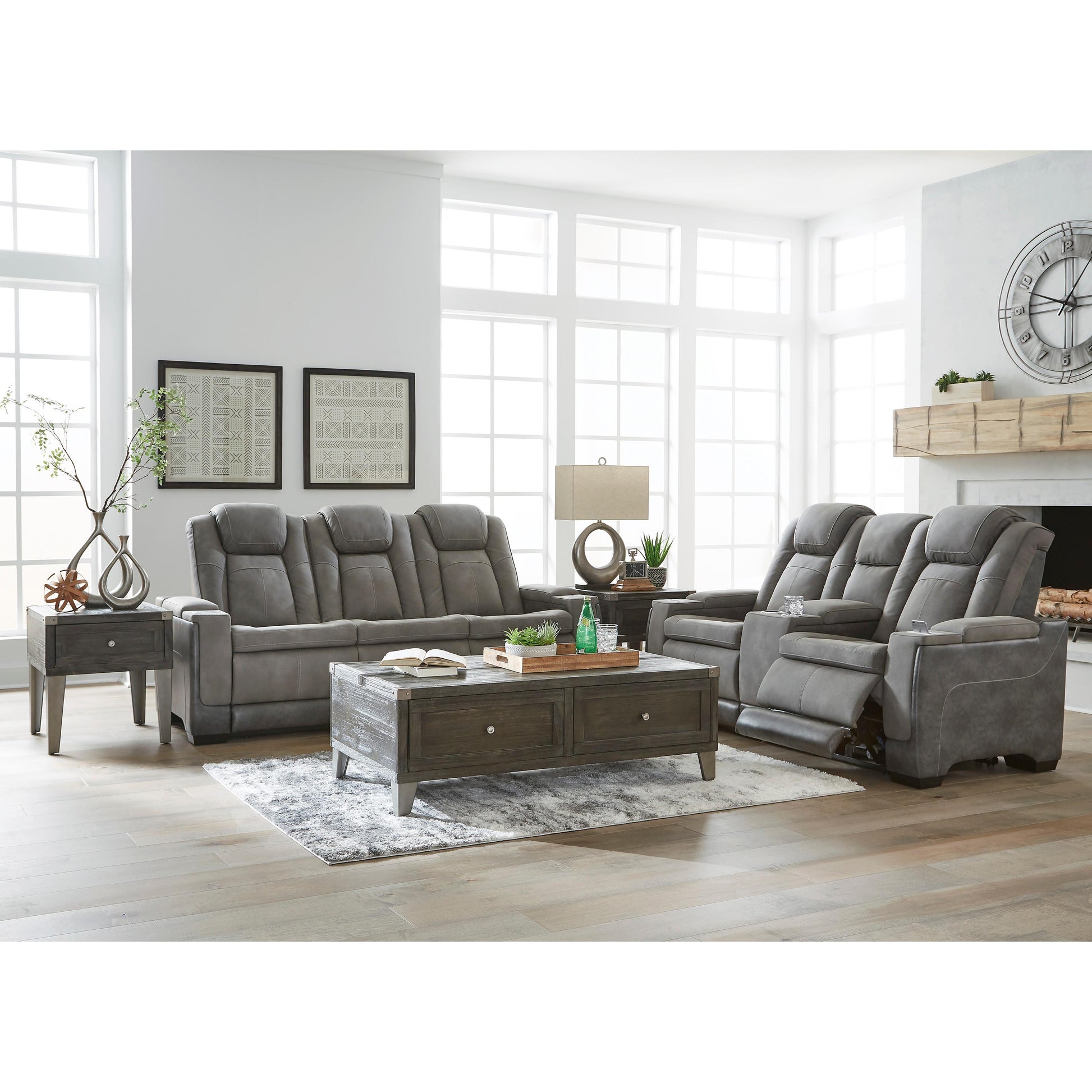 Signature Design by Ashley Next-Gen Durapella 22004 2 pc Power Reclining Living Room Set IMAGE 1