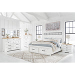  Benchcraft Ashbryn B844 8 pc Queen Panel Storage Bedroom Set IMAGE 1