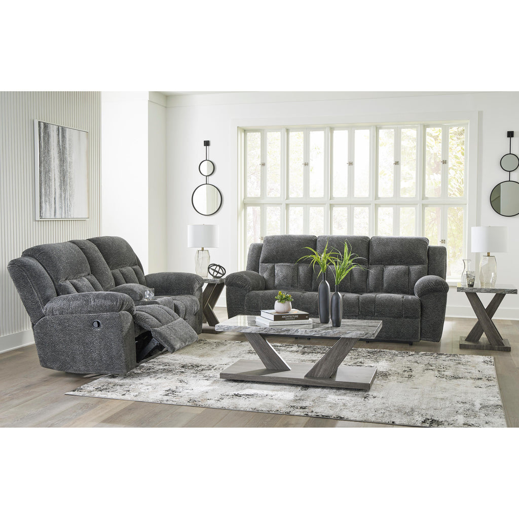 Signature Design by Ashley Frohn 37406U3 2 pc Reclining Living Room Set IMAGE 1