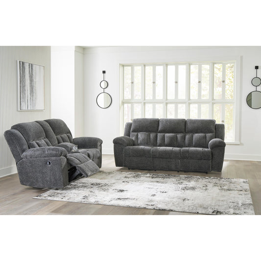Signature Design by Ashley Frohn 37406U3 2 pc Reclining Living Room Set IMAGE 2