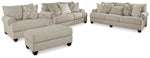  Benchcraft Asanti 13201U4 4 pc Sofa, Loveseat, Oversized Chair and Ottoman Set IMAGE 1