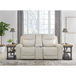  Signature Design by Ashley Mindanao U59505U1 2 pc Power Reclining Living Room Set - Coconut IMAGE 4