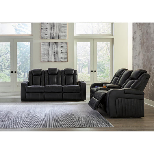 Signature Design by Ashley Caveman 90703U1 2 pc Power Reclining Living Room Set IMAGE 1