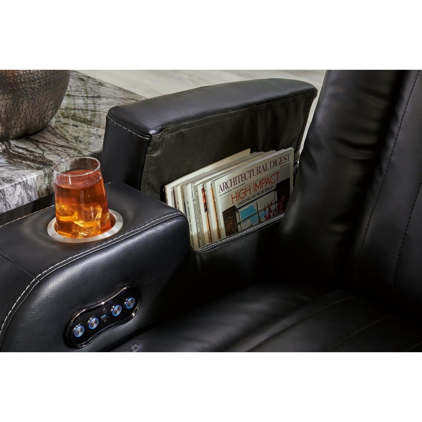 Signature Design by Ashley Caveman 90703U1 2 pc Power Reclining Living Room Set IMAGE 9