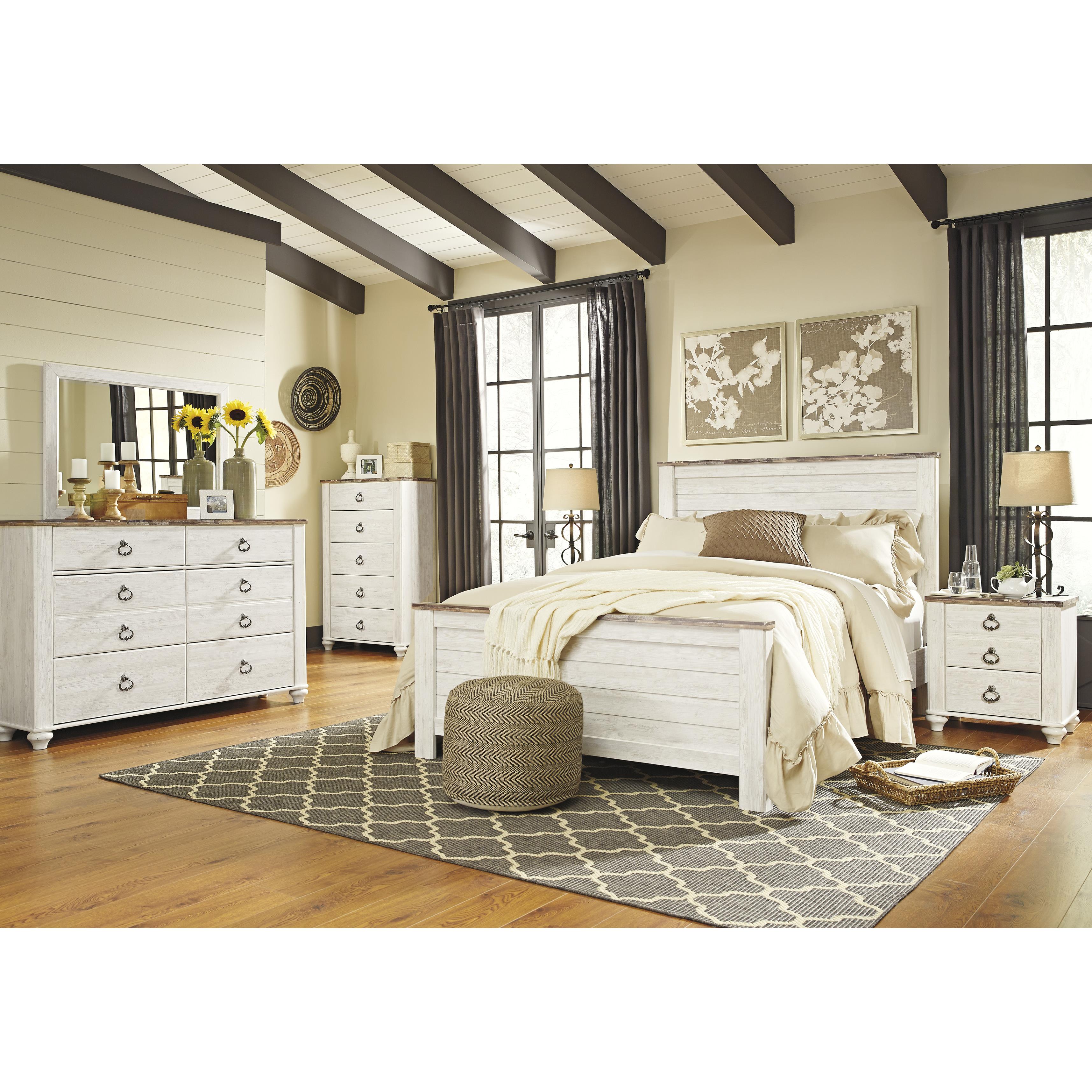 Signature Design by Ashley Willowton 6-Drawer Dresser B267-31
