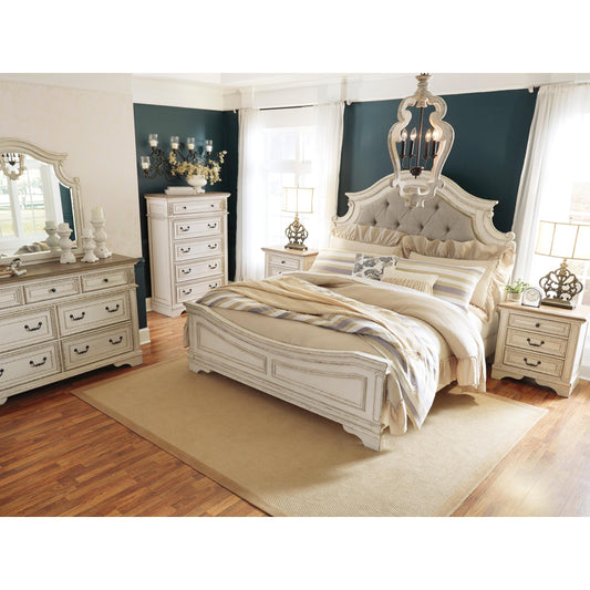 Signature Design by Ashley Realyn B743B28 6 pc Queen Panel Bedroom Set IMAGE 2