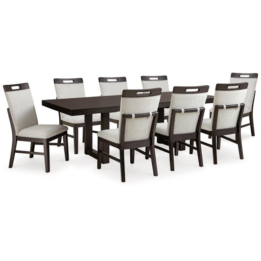 Signature Design by Ashley Neymorton D618D3 9 pc Dining Set IMAGE 1