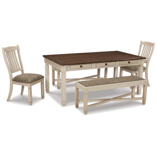Signature Design by Ashley Bolanburg D647D7 5 pc Dining Set IMAGE 1