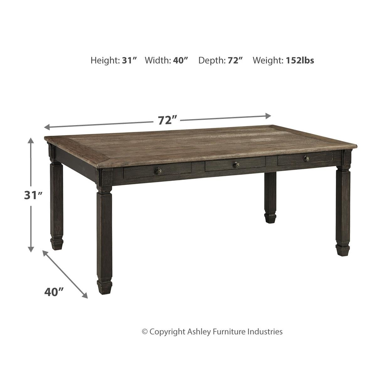 Signature Design by Ashley Tyler Creek D736D2 6 pc Dining Set IMAGE 14
